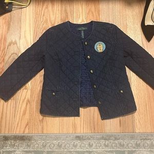 Vintage Ralph Lauren Denim quilted jacket S